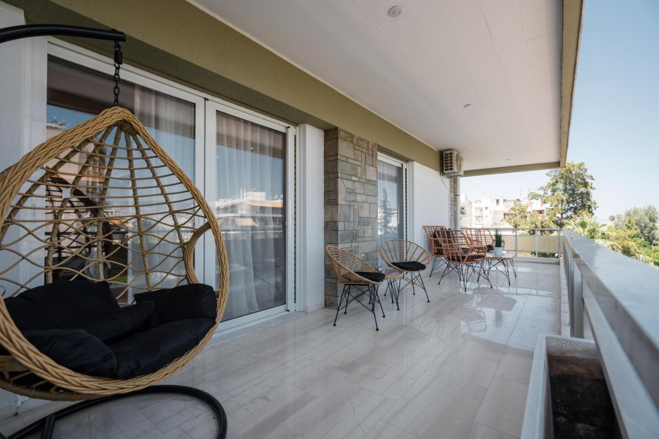 Luxury 4 Bedrooms Apartment Near Flisvos Marina Pireu Exterior foto