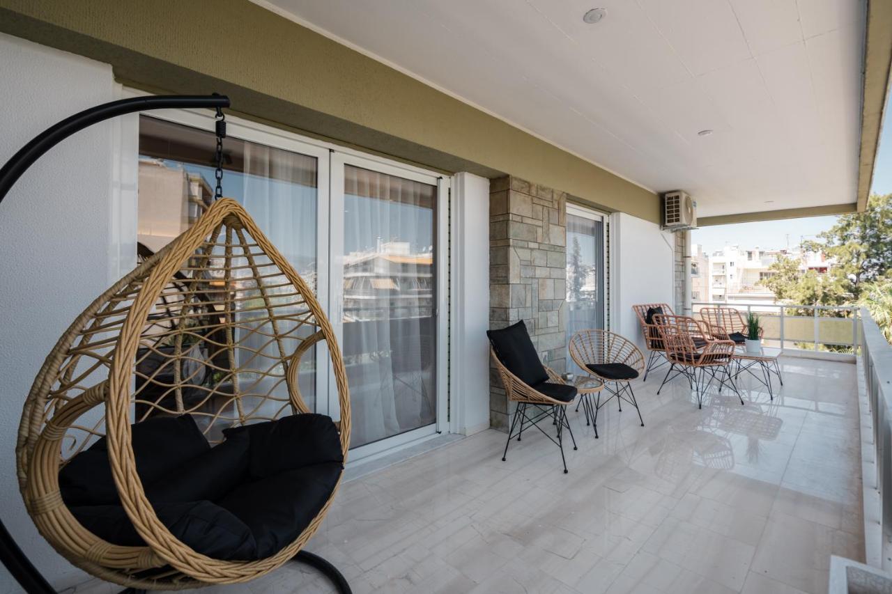Luxury 4 Bedrooms Apartment Near Flisvos Marina Pireu Exterior foto