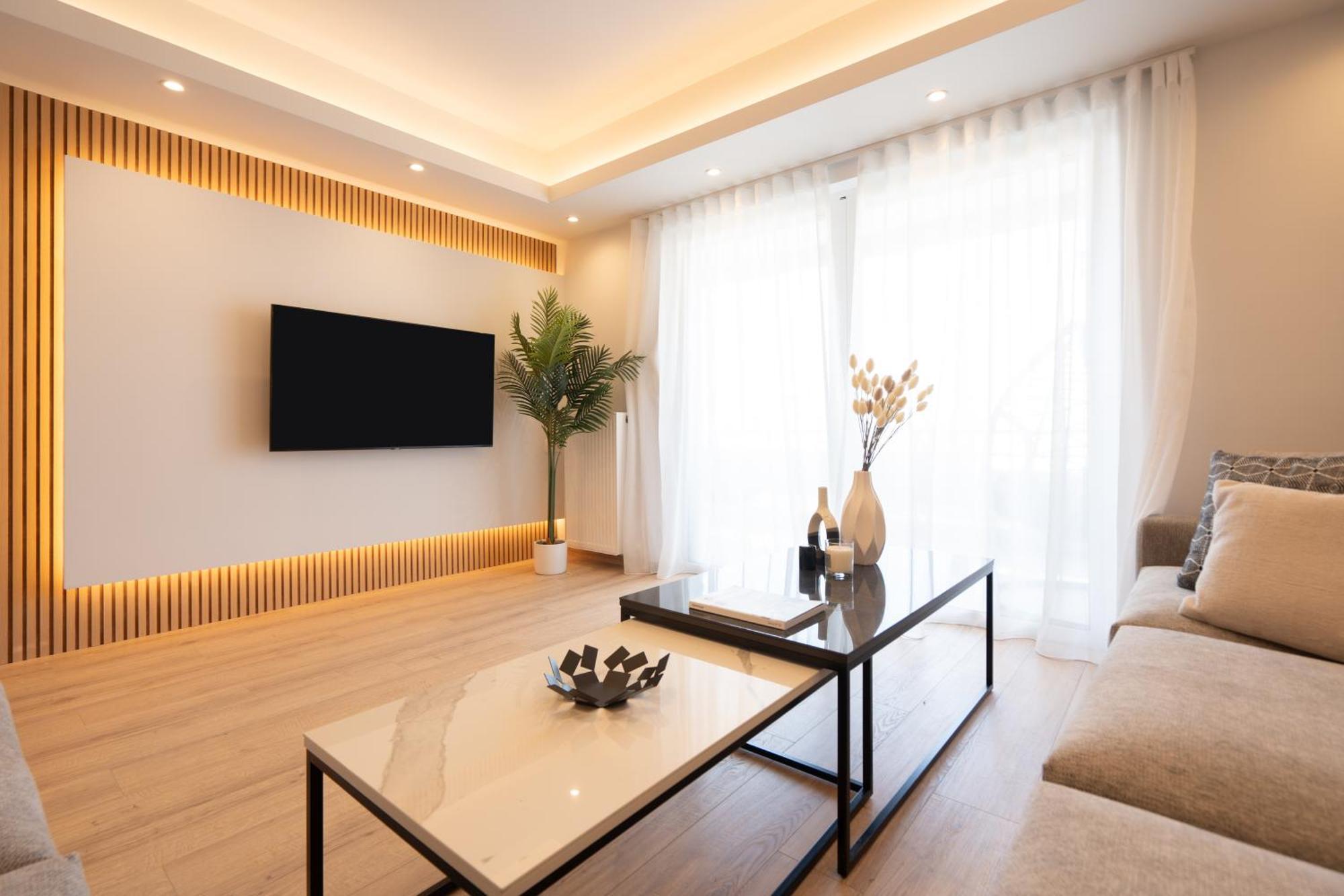 Luxury 4 Bedrooms Apartment Near Flisvos Marina Pireu Exterior foto