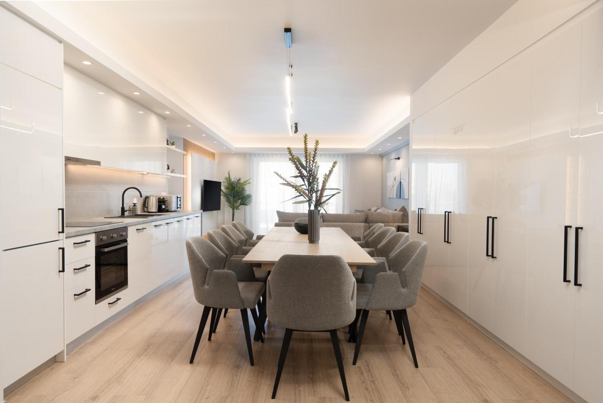 Luxury 4 Bedrooms Apartment Near Flisvos Marina Pireu Exterior foto