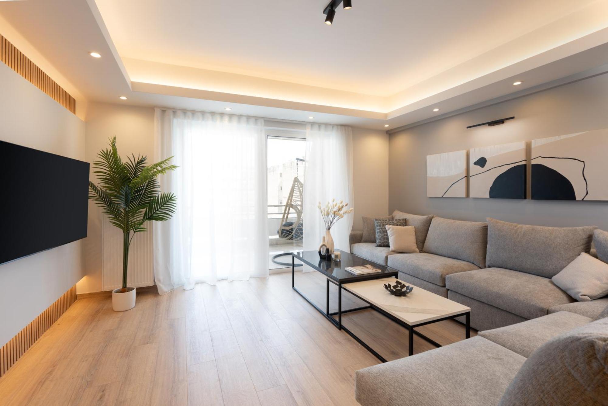 Luxury 4 Bedrooms Apartment Near Flisvos Marina Pireu Exterior foto